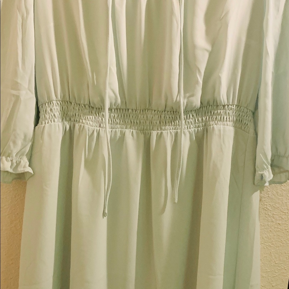 Peasant Dress in baby green.  Brand New - Picture 3 of 7